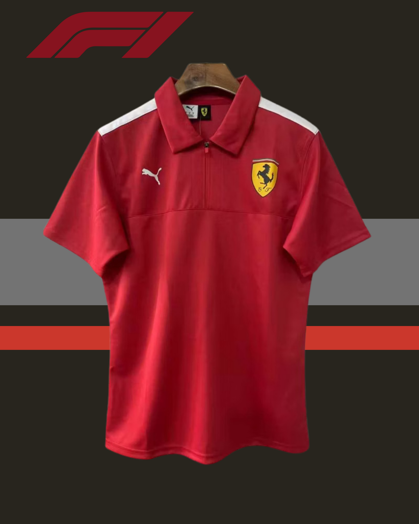 πβ€οΈ Ferrari Plain Polo Shirt