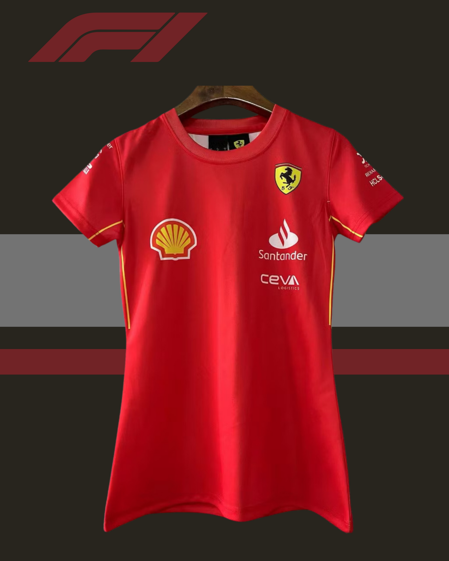❤️💛 Scuderia Ferrari F1 Team Women’s Shirt (Pre-Order)