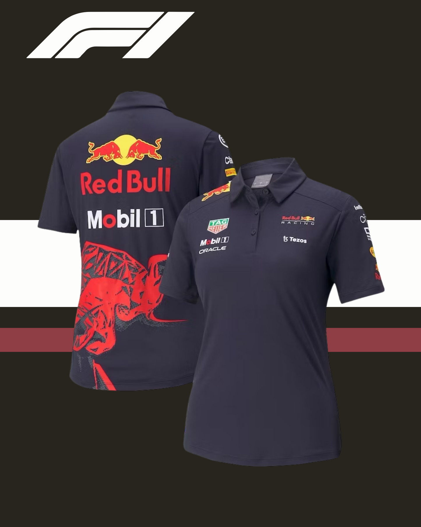Red Bull Racing F1 Polo Shirt for Women
