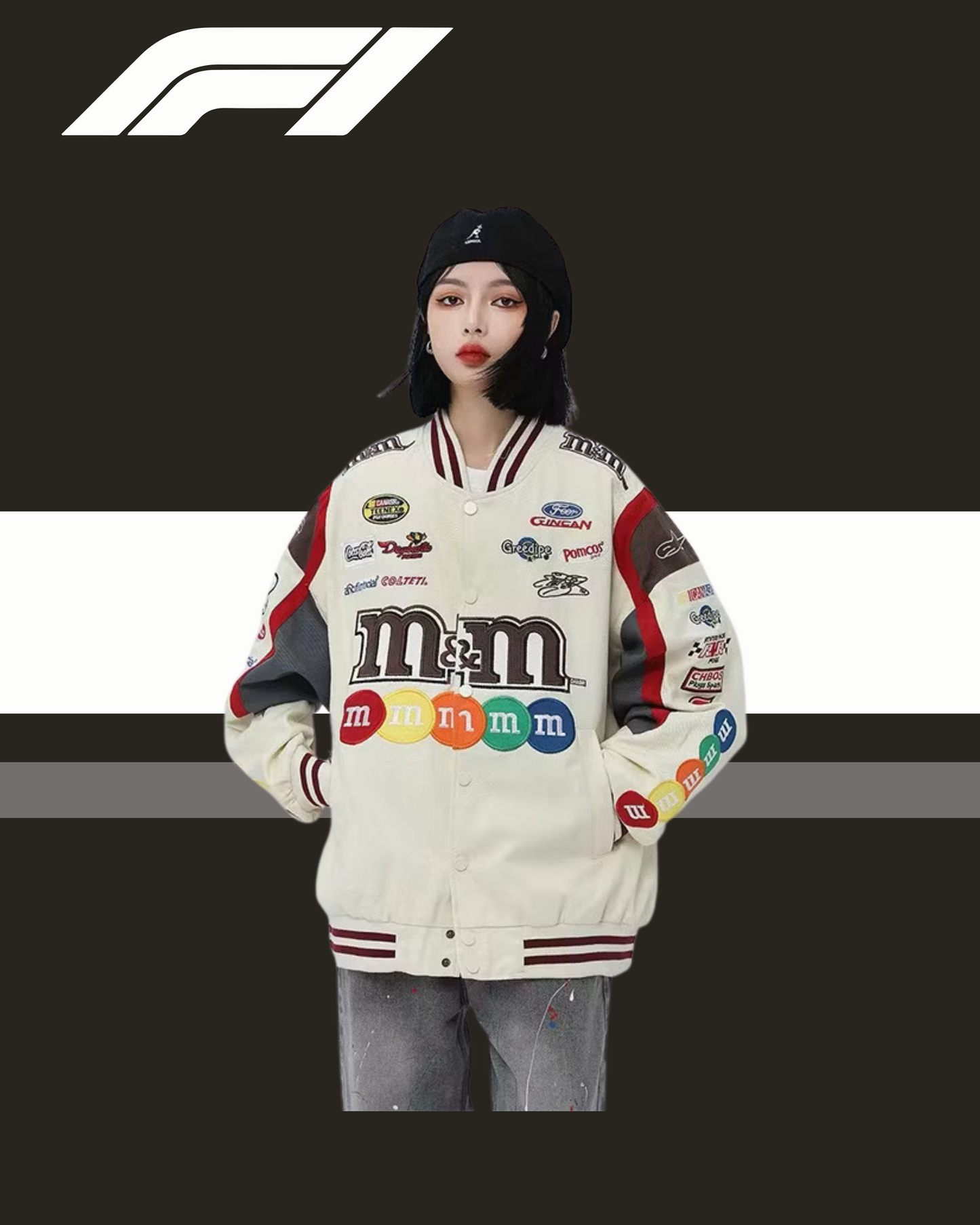 π¬π M&Mβs Racing Retro Jacket (Pre-Order)