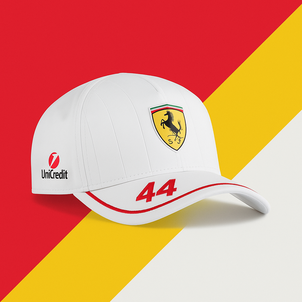 ❤️ 2025 Scuderia Ferrari F1 Team – Lewis Hamilton Driver Cap (Pre-Order)