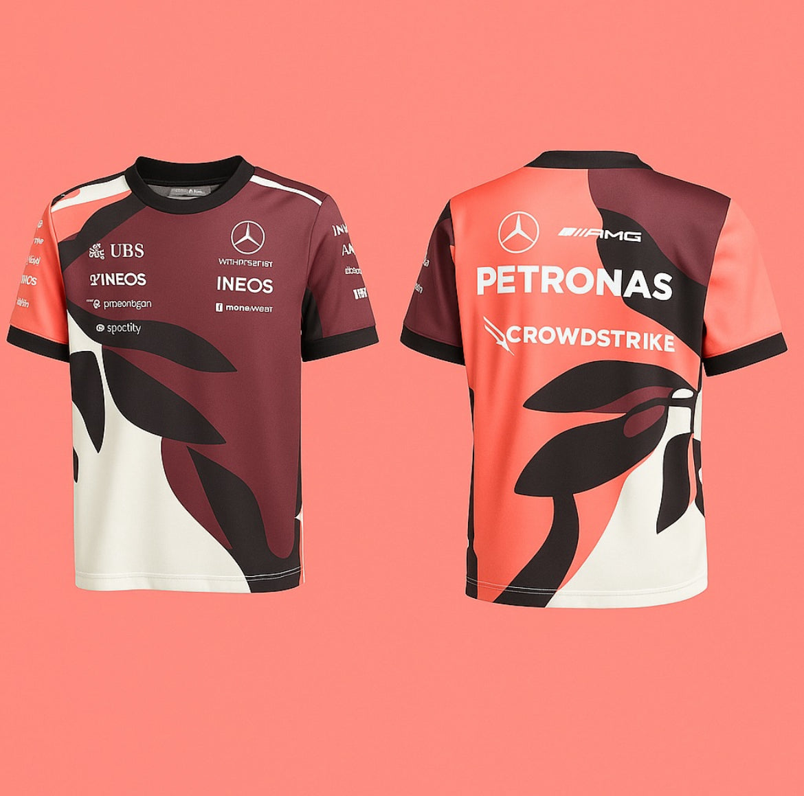π΄π 2025β2026 Mercedes-AMG Petronas F1 Special Edition β Miami GP Team Polo / Jersey (Pre-Order)