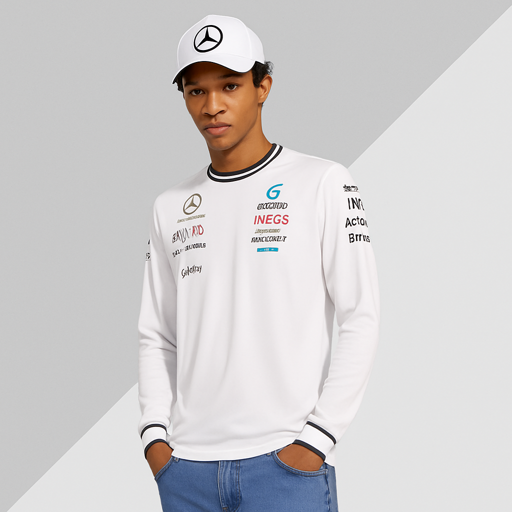 🖤💚 2025–2026 Mercedes-AMG Petronas F1 Team Polo Shirt / Jersey (Pre-Order)