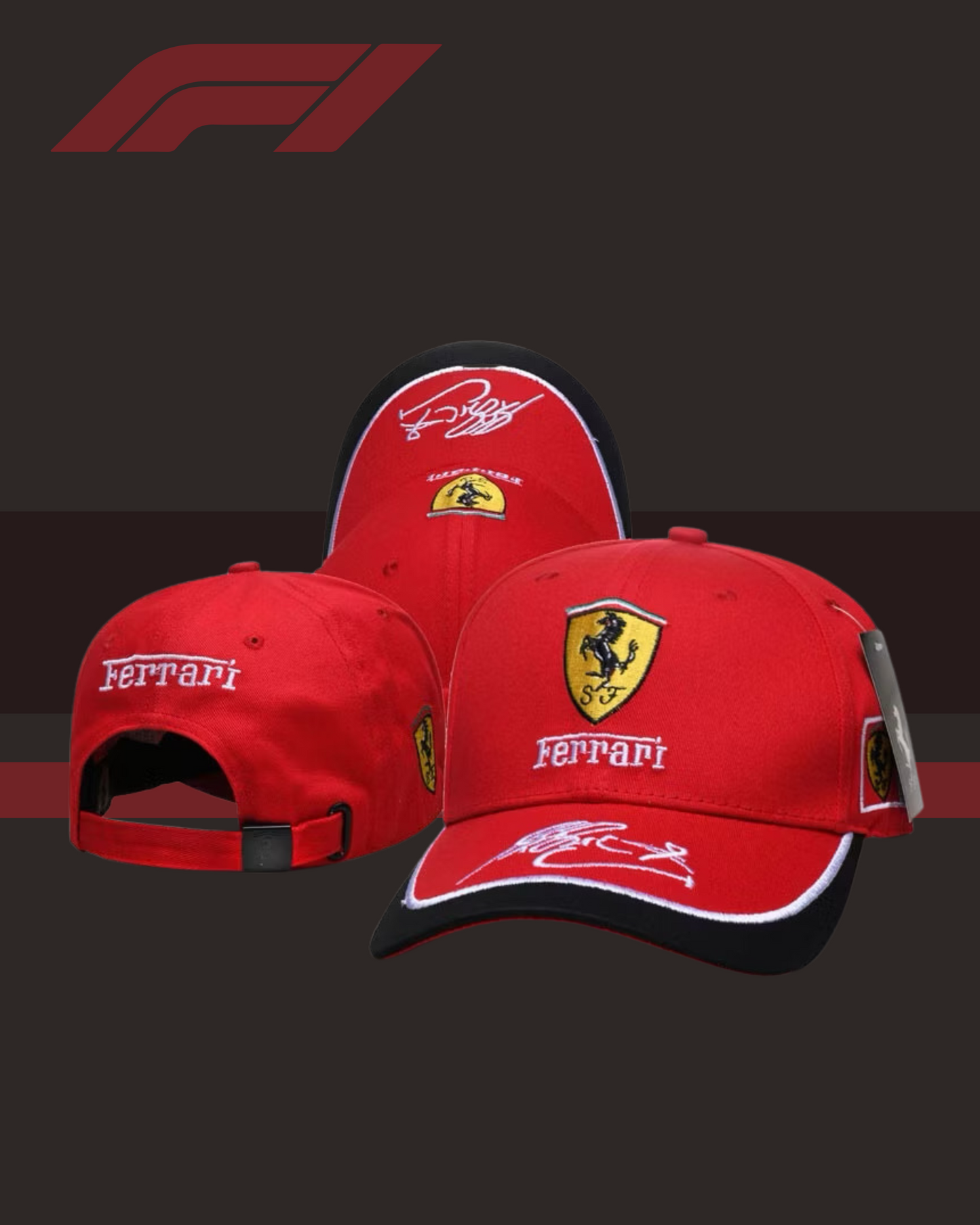 🧢❤️ Charles Leclerc 2022 Ferrari Throwback Cap (Pre-Order)