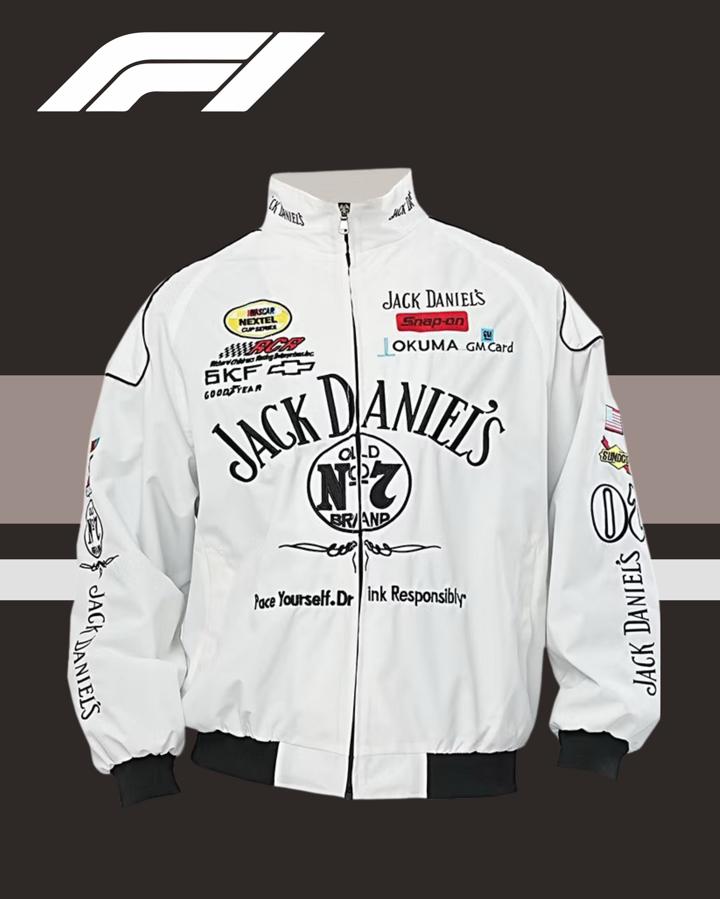 🖤🥃 Jack Daniel’s Racing Retro Jacket (Pre-Order)