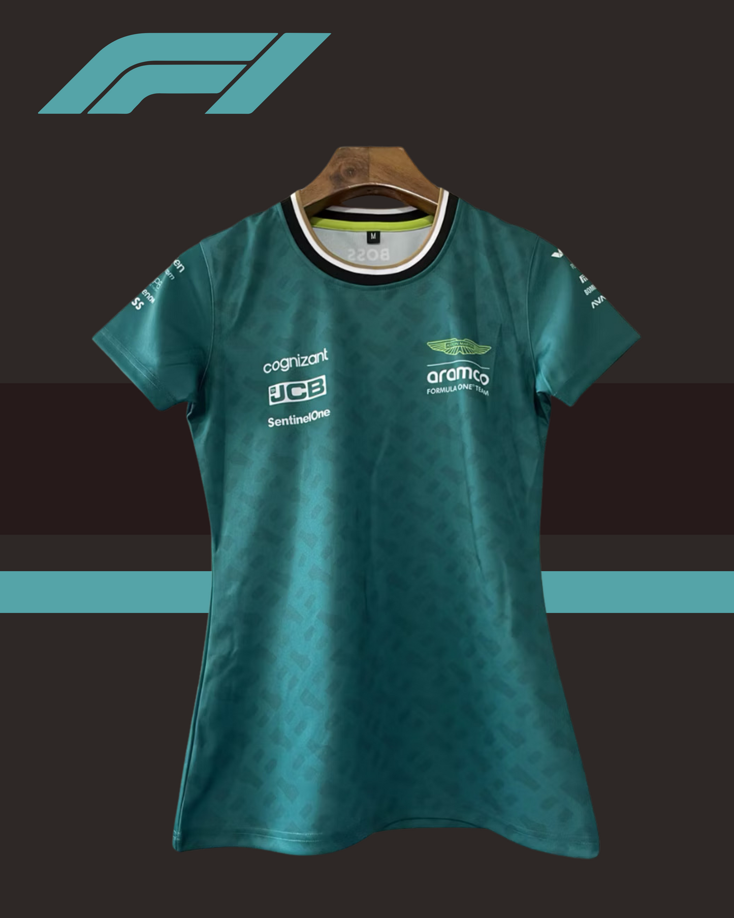 💚🤍 Aston Martin F1 Team Women’s Shirt (Pre-Order)