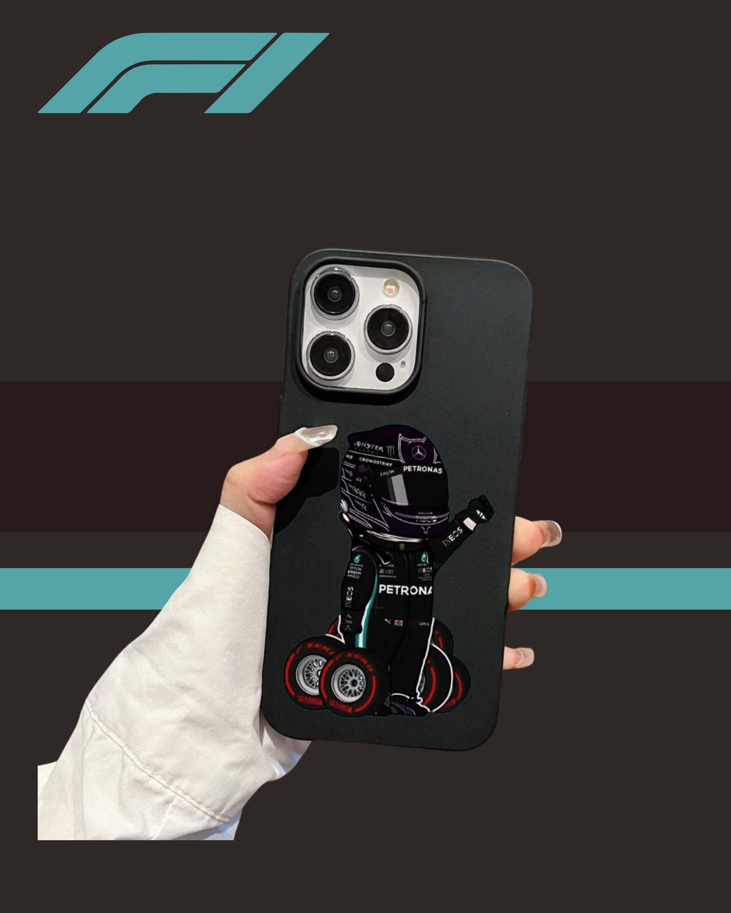 📱🏁 F1-Inspired iPhone Case – Designed by Overtake Apparel (Pre-Order)