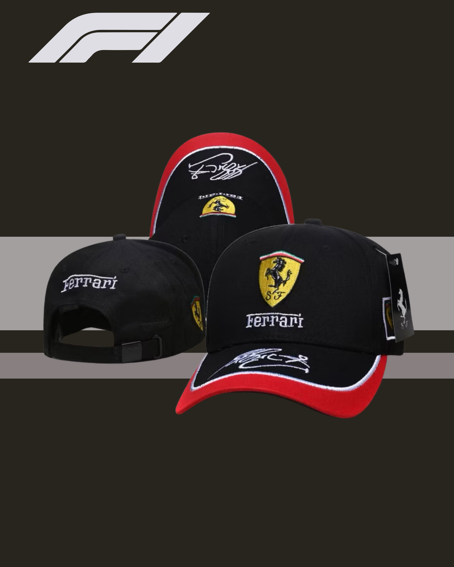 🧢❤️ Charles Leclerc 2022 Ferrari Throwback Cap (Pre-Order)