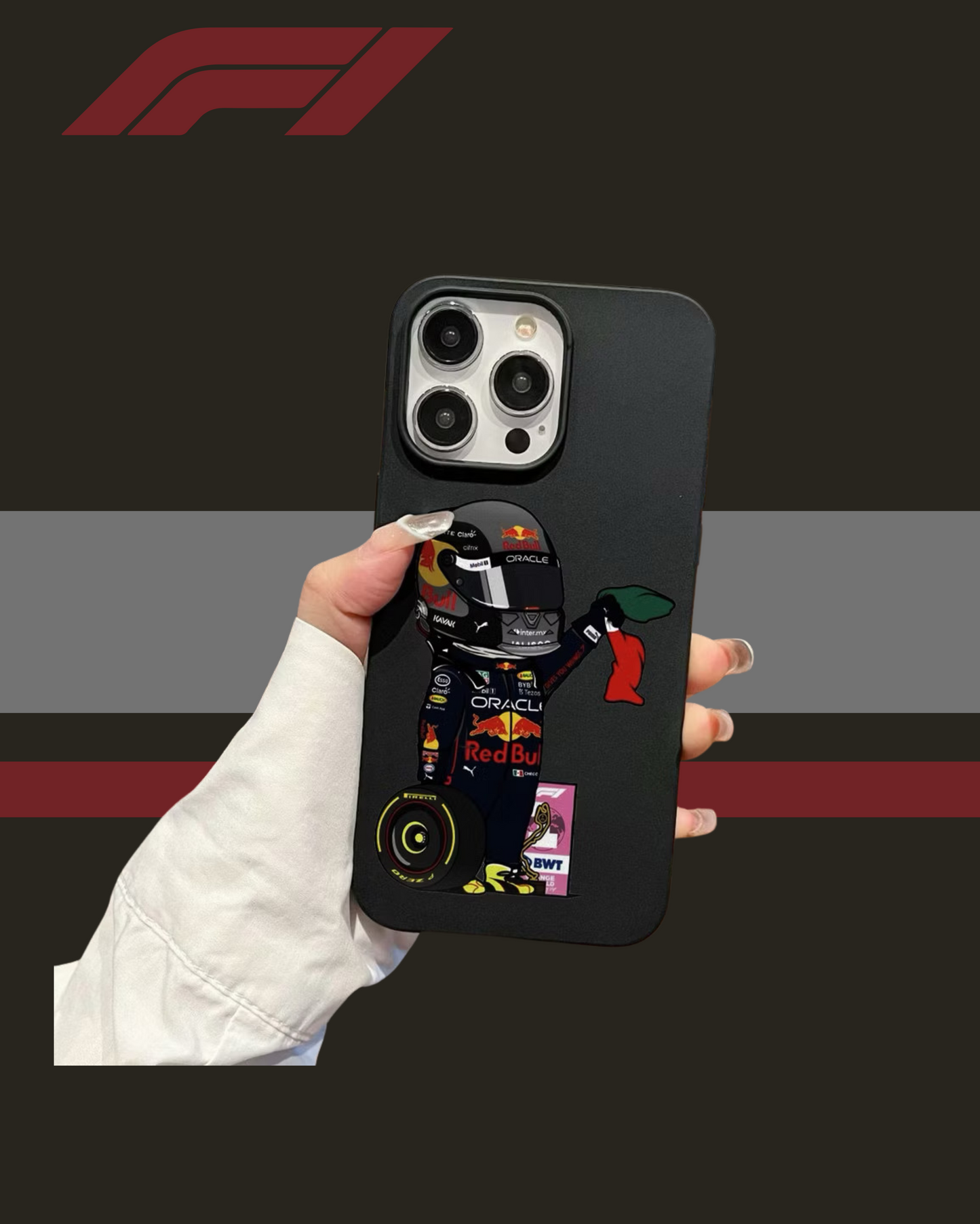 📱🏁 F1-Inspired iPhone Case – Designed by Overtake Apparel (Pre-Order)
