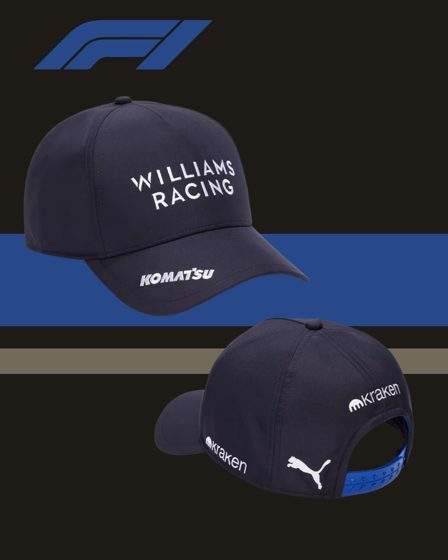 🔵⚪ Williams Racing F1 Team Cap (Pre-Order)