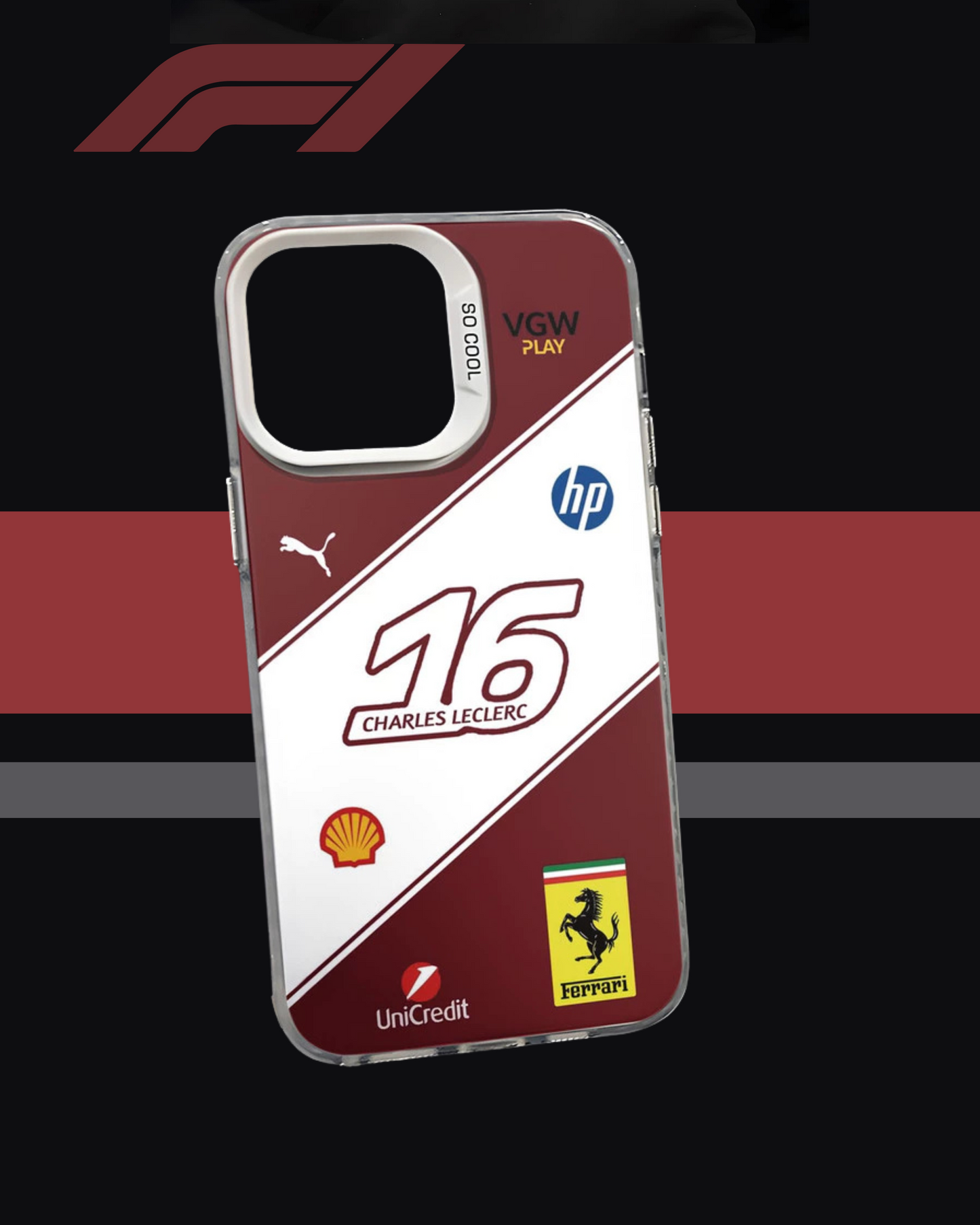 🏎️🫶🏻Charles Leclerc Inspired iPhone Cases (Pre-Order)