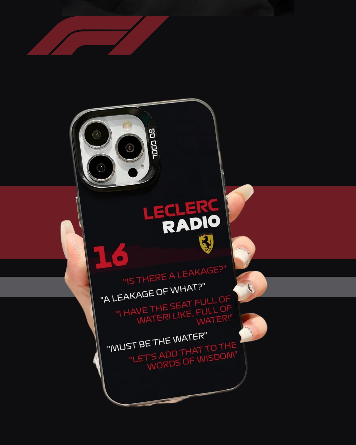 🏎️🫶🏻Charles Leclerc Inspired iPhone Cases (Pre-Order)