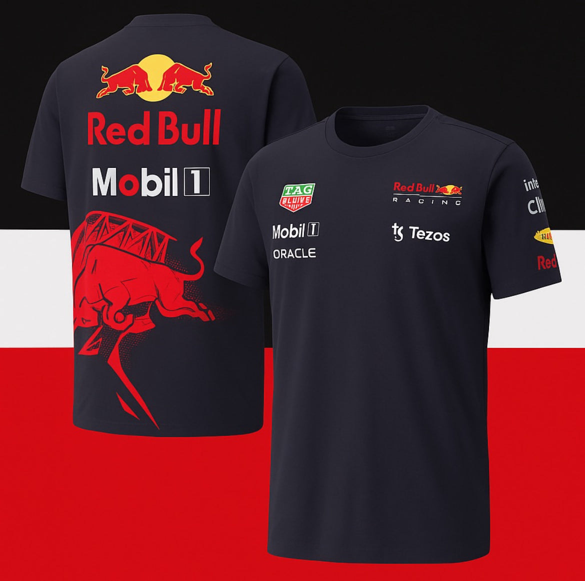 🔴🔵 2022–2023 Oracle Red Bull Racing F1 Team Polo Shirt / Jersey (Pre-Order)