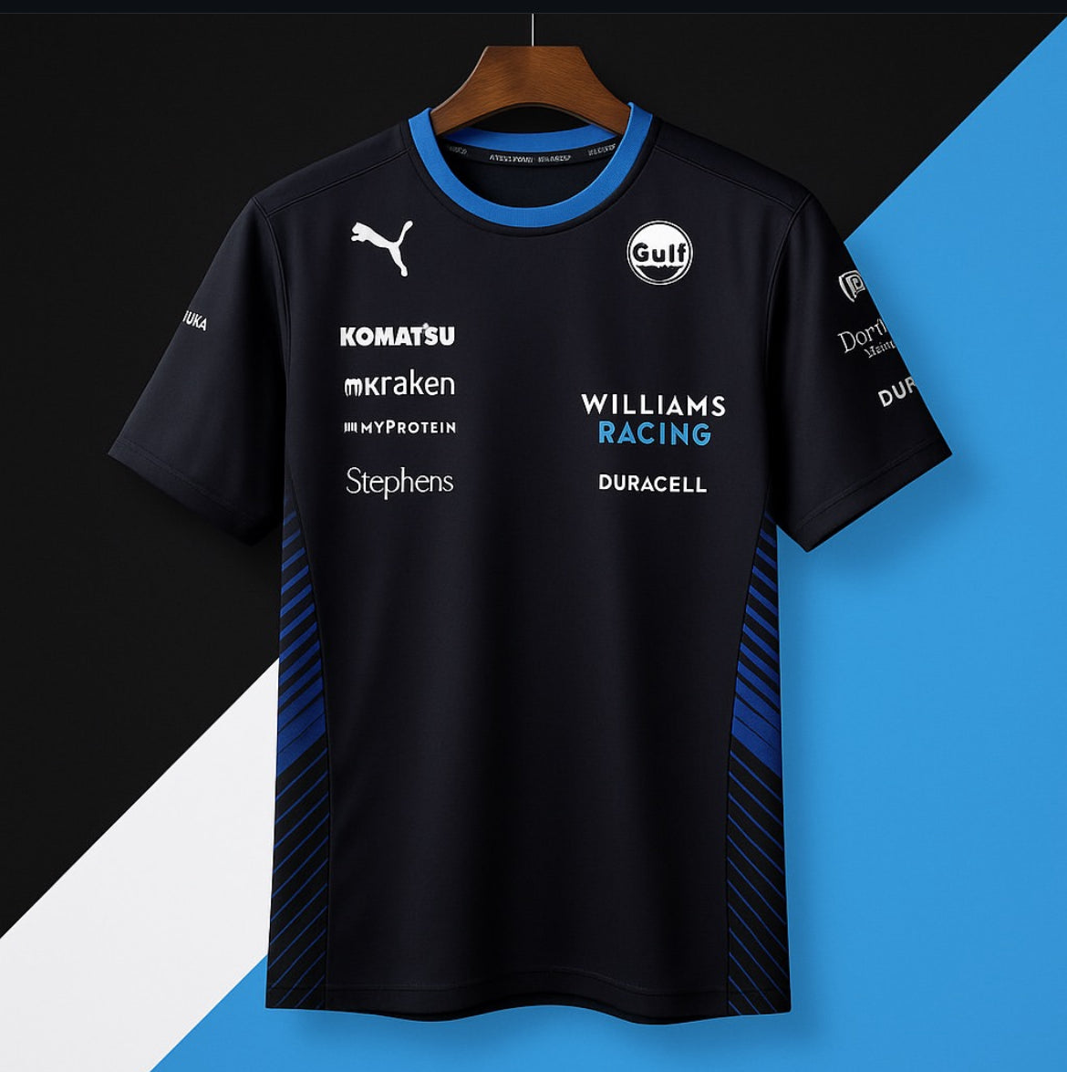 Williams Racing 2025 Team T-Shirt (Pre-Order) 🖤💙